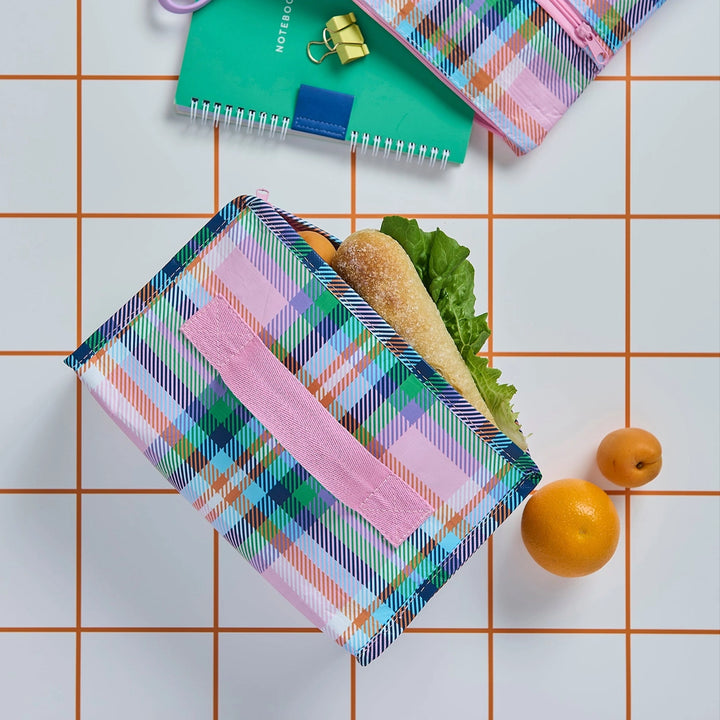 Project Ten Lunch Bag - Plaid