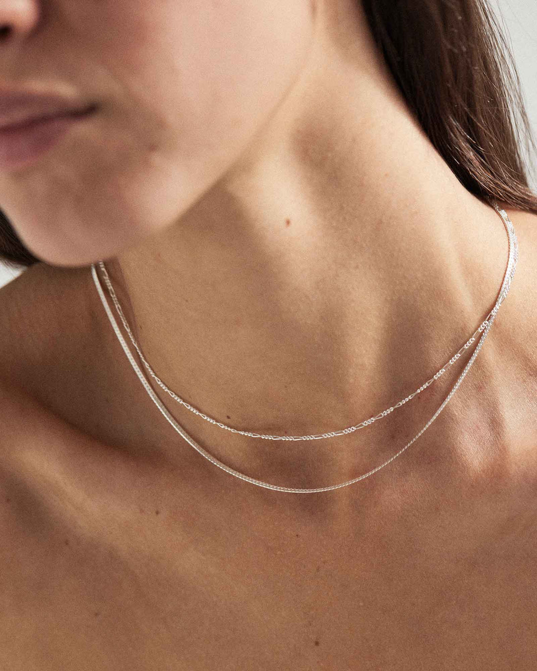 Kirstin Ash Echo Chain Necklace (Sterling Silver)