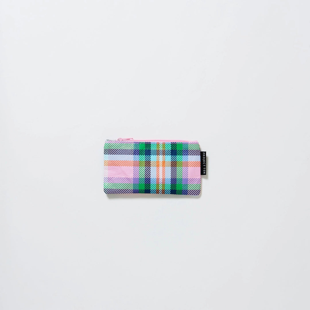 Project Ten Tiny Pouch - Plaid