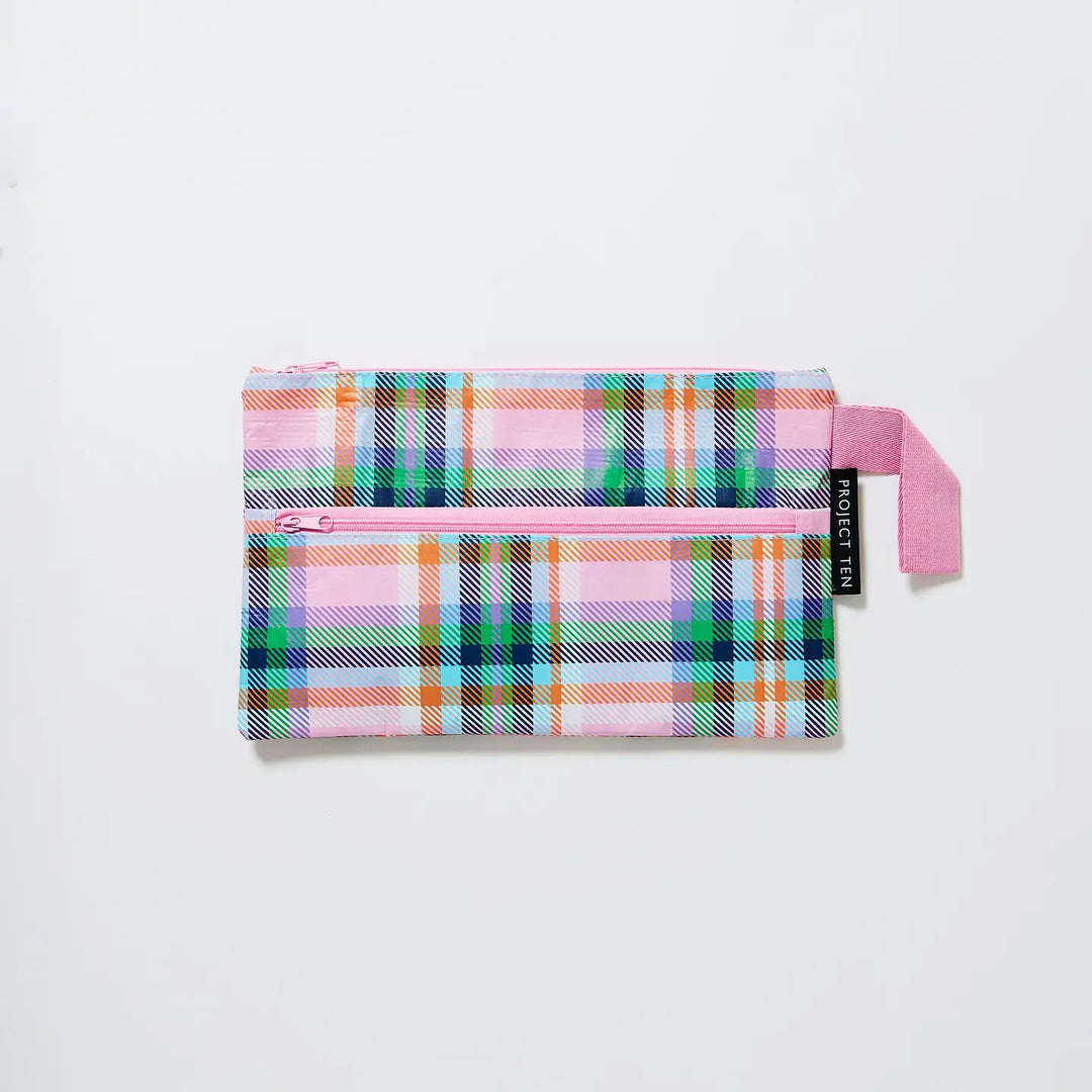 Project Ten Pencil Case - Plaid