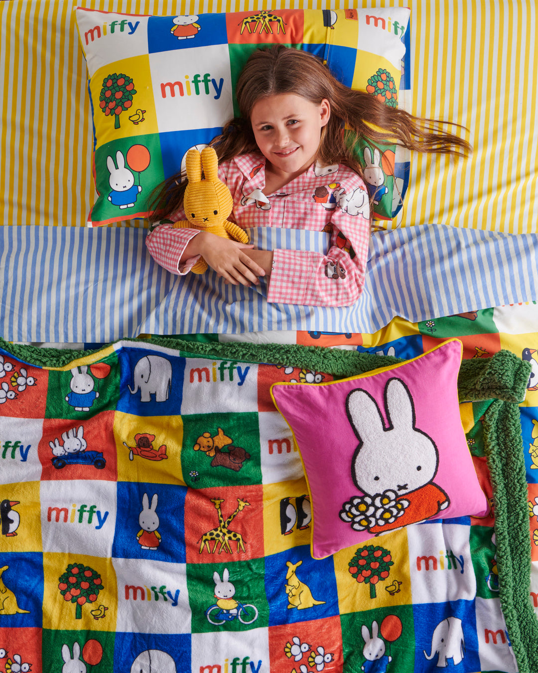 Kip & Co x Miffy's Adventures Kids Kuddle Blanket