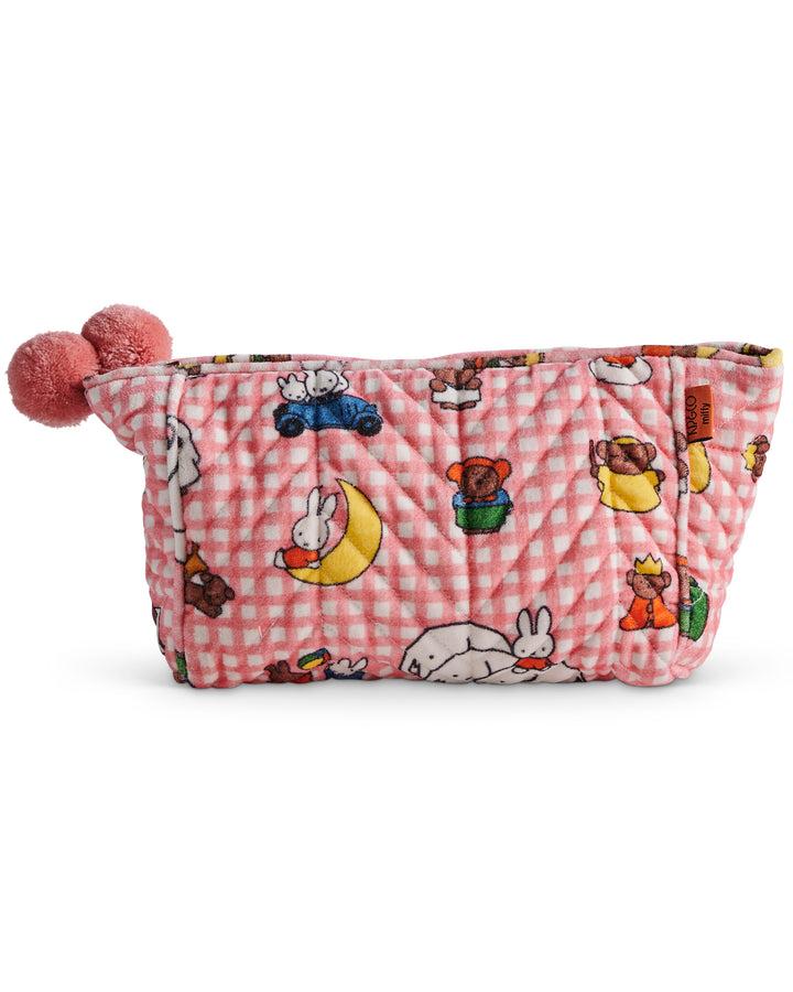 Kip & Co x Miffy And Mates Velvet Toiletry Bag