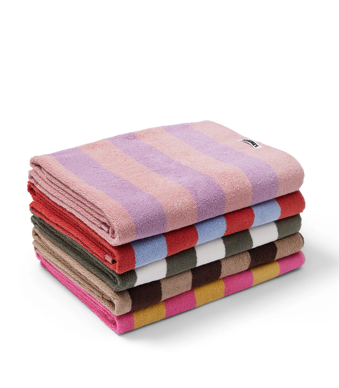 Hommey Beach Towel - Matcha Stripes