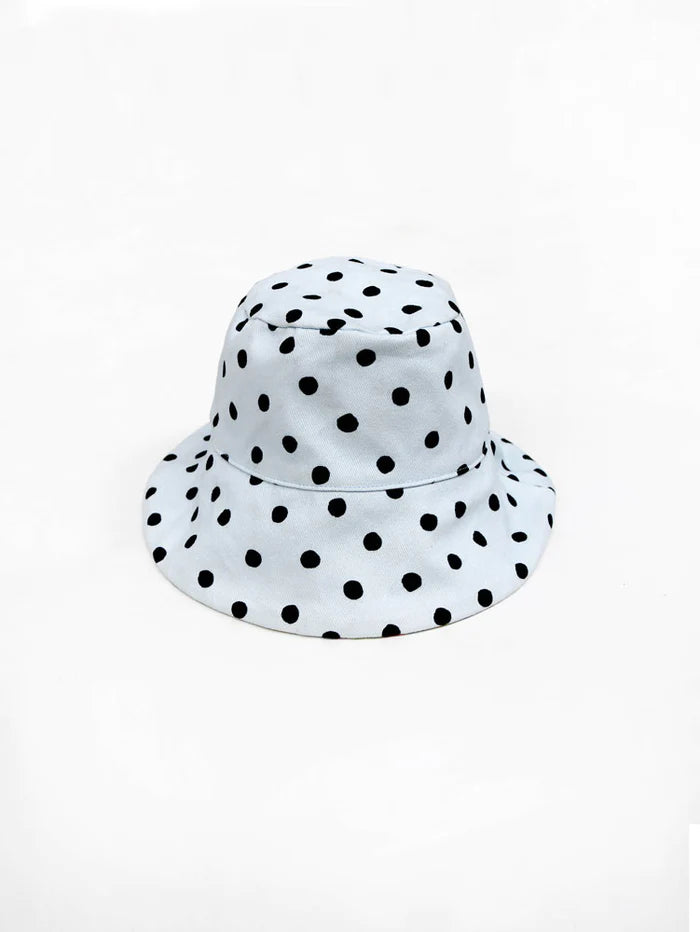 Mosey Me Reversible Bucket Hat - Dot/Fleur