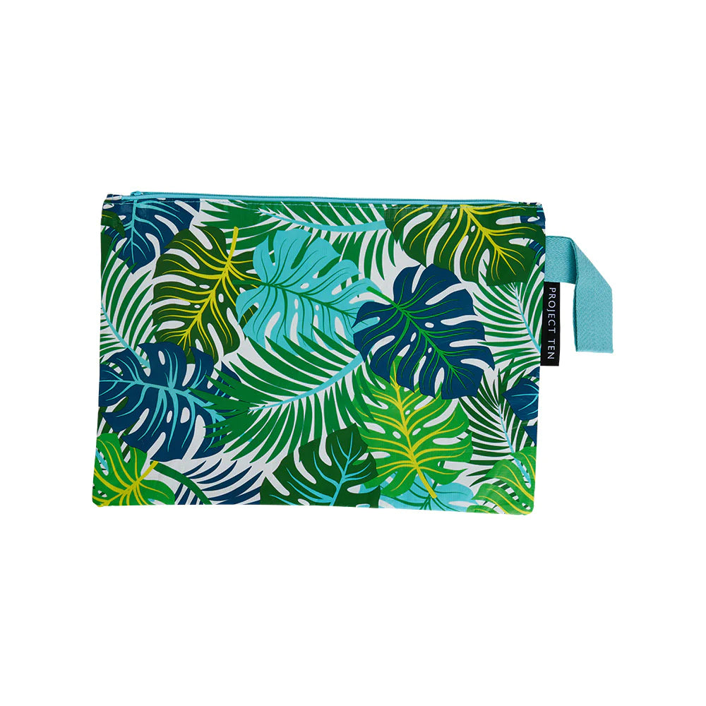 Project Ten Zip Pouch - Palms