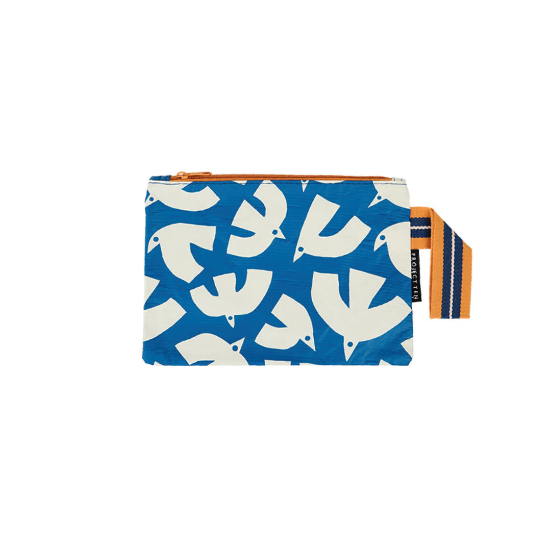 Project Ten Mini Zip Pouch - Seagull