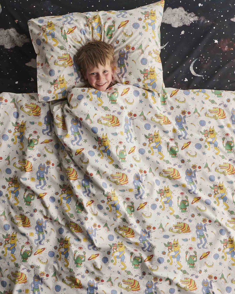 Kip & Co Space Boogie Organic Cotton Quilt Cover