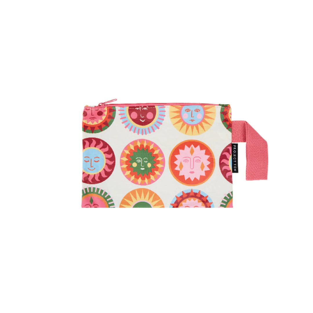 Project Ten Mini Zip Pouch - Suns