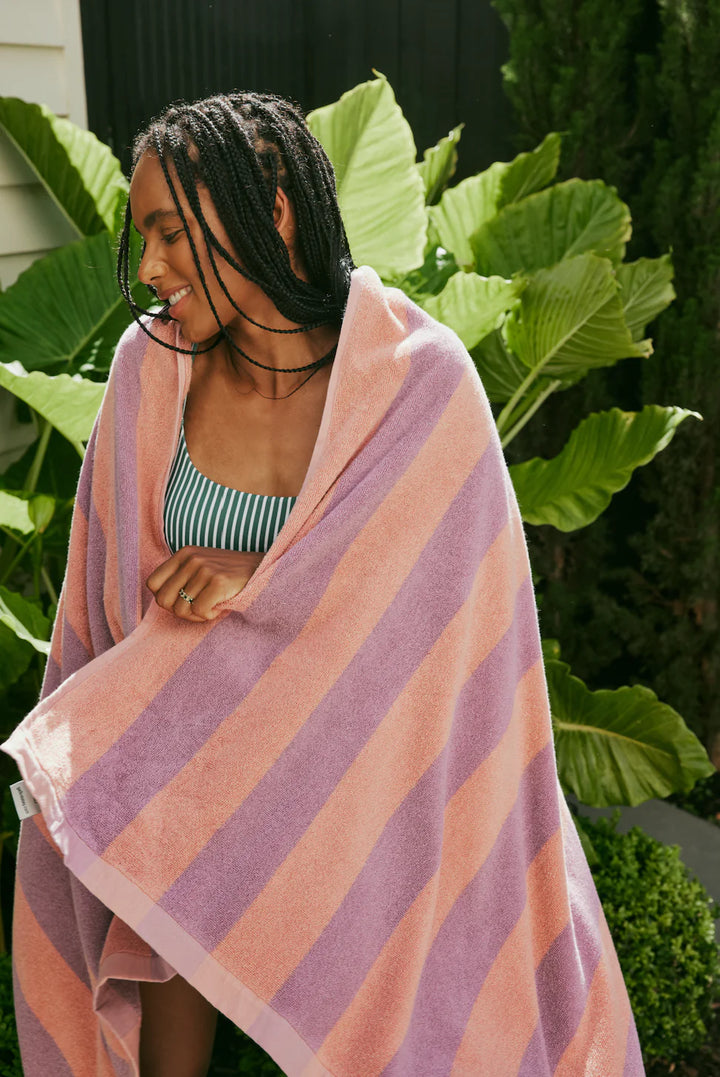 Hommey Beach Towel - Bloom Stripes