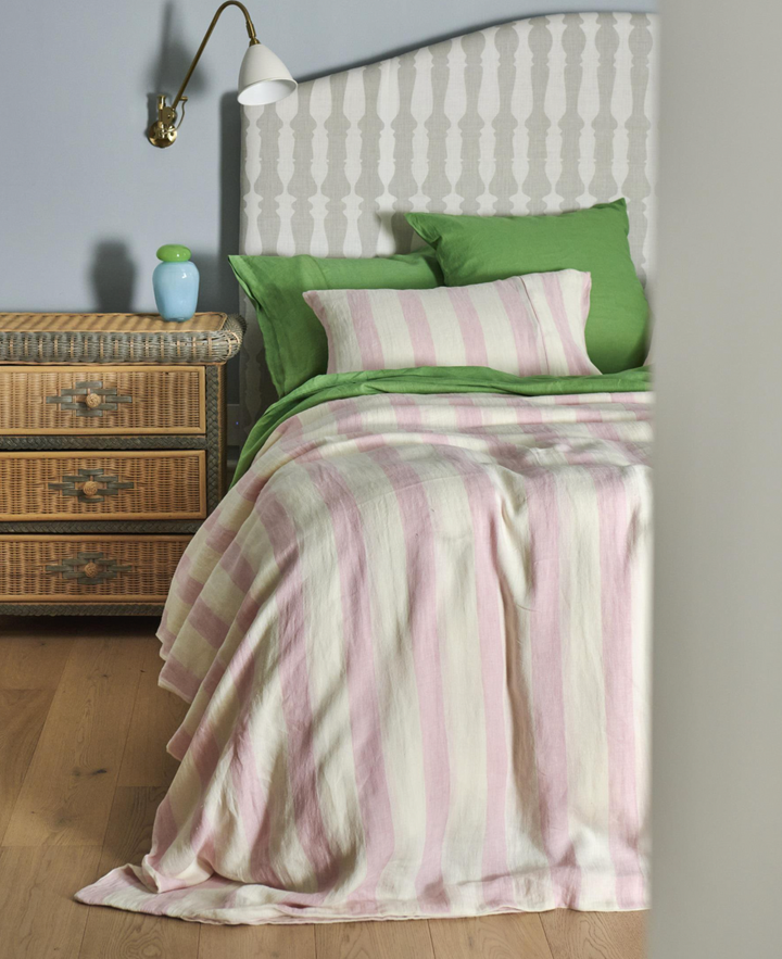 Kip & Co Candy Stripe Linen Quilt Cover