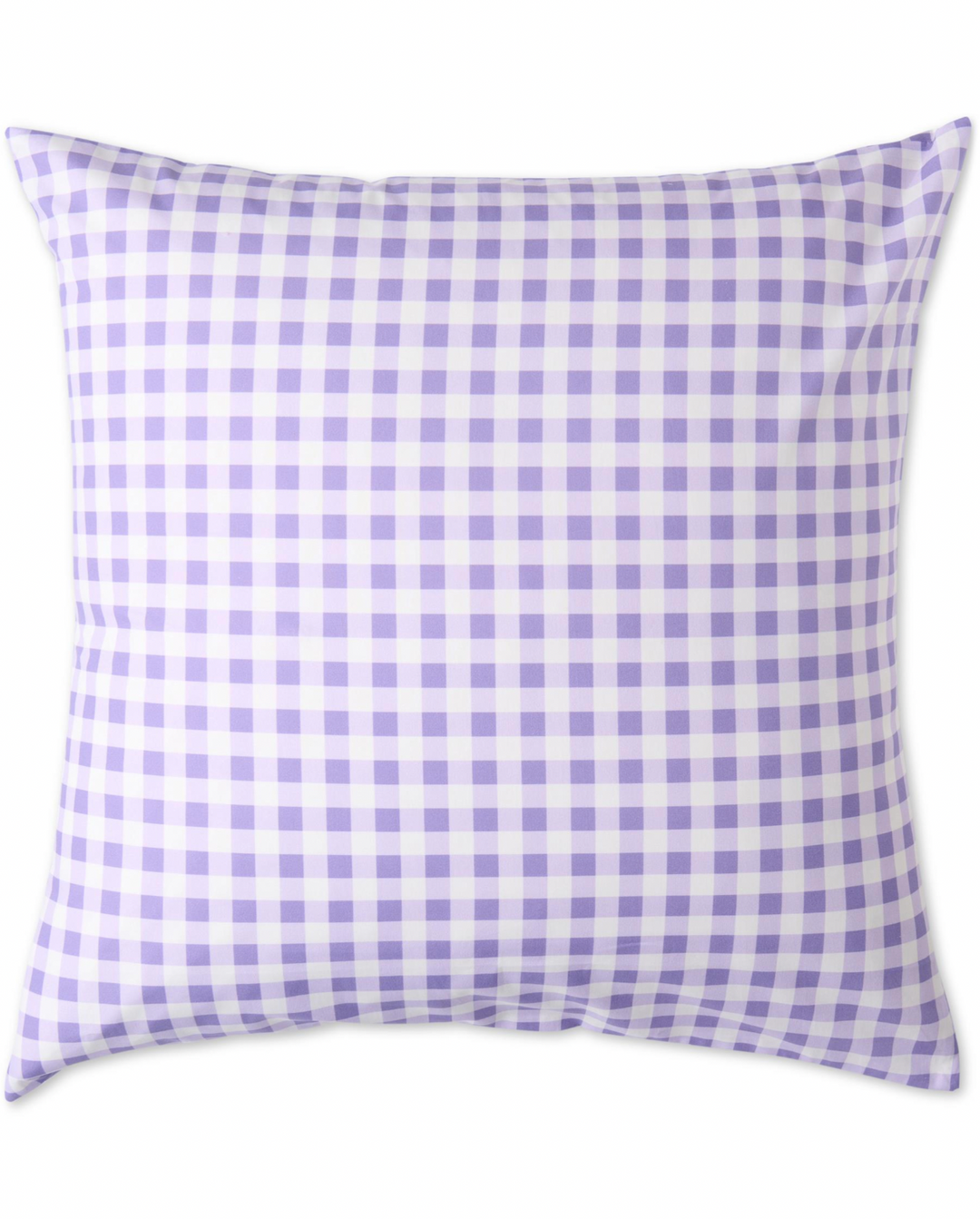 Kip & Co Lilac Gingham Organic Cotton European Pillowcases