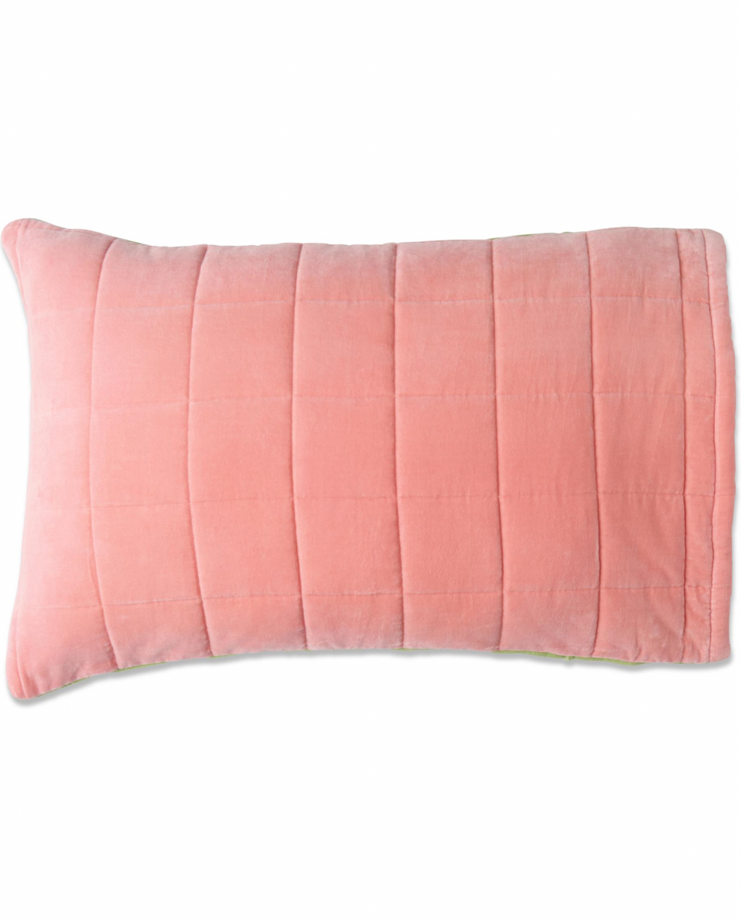 Kip & Co Peach Nile Velvet Quilted Pillowcases