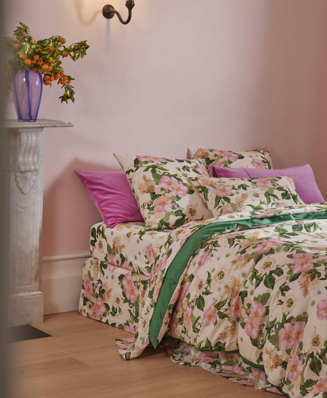 Kip & Co Super Pink Velvet Pillowcases