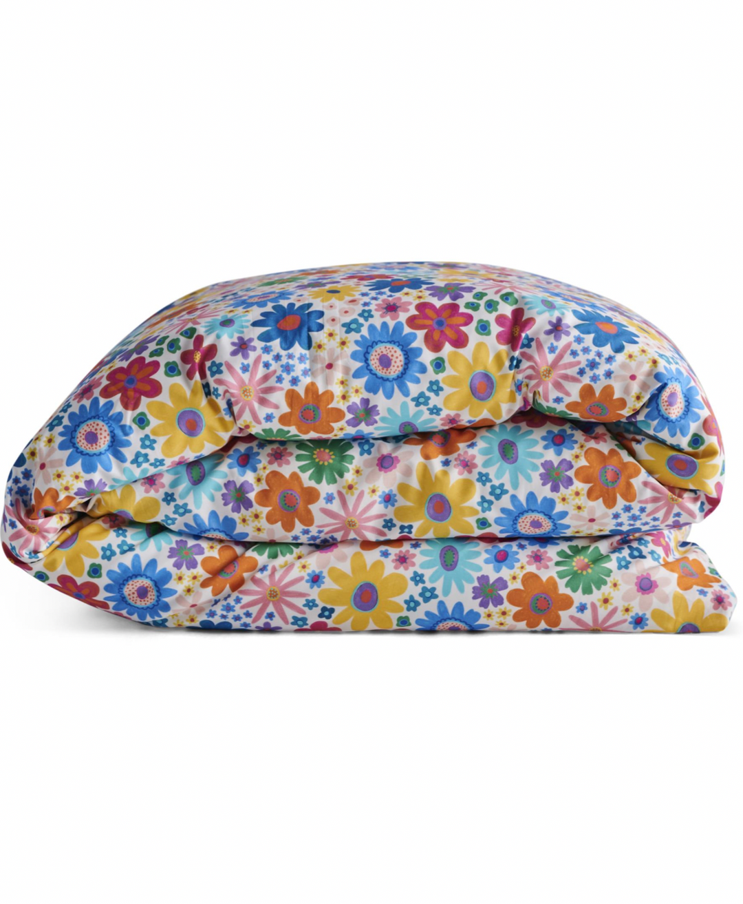 Kip & Co Rainbow Flowers Organic Cotton Quilt Cover