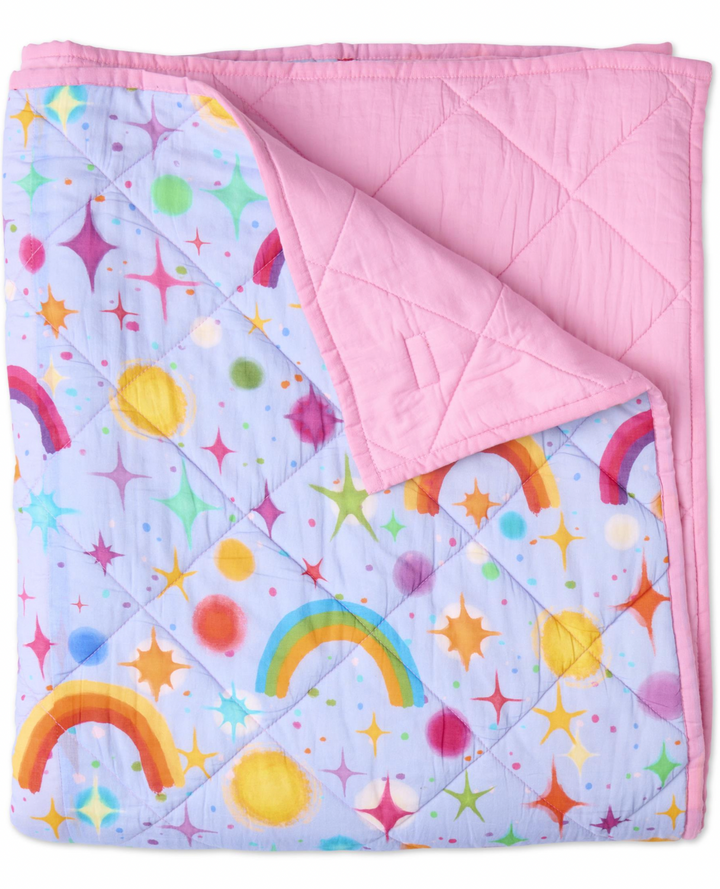 Kip & Co Starlight Organic Cotton Quilted Kids Bedspread