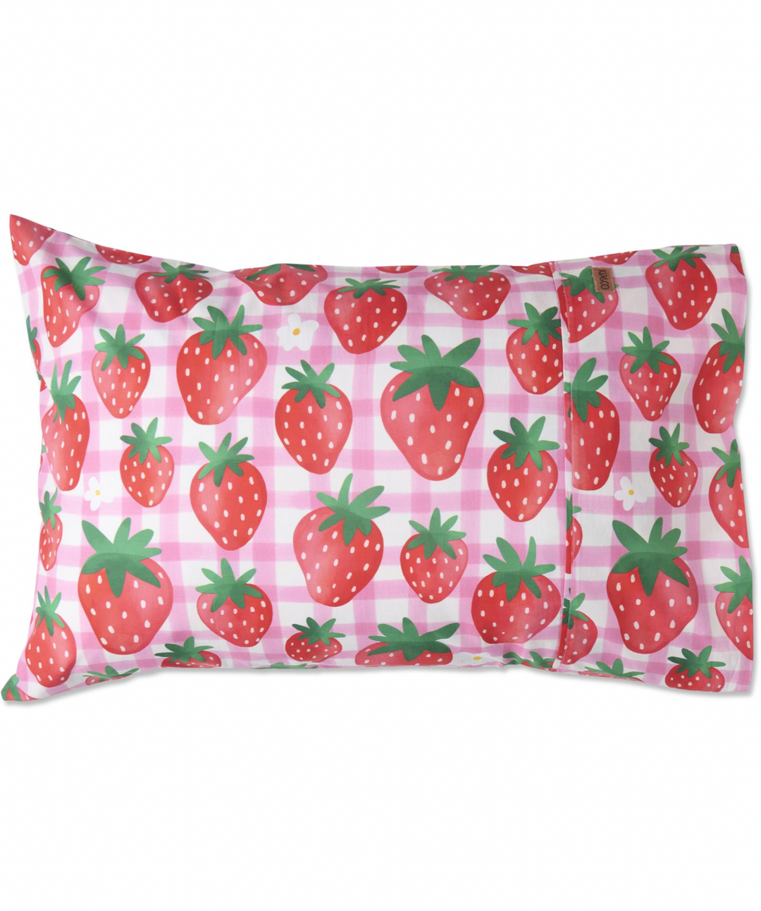 Kip & Co Strawberry Jam Organic Cotton Pillowcase