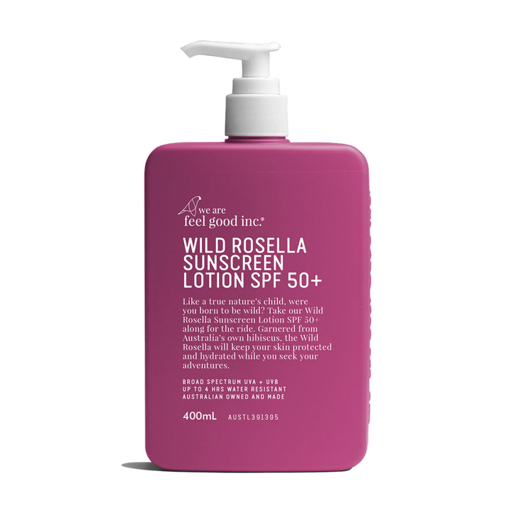 We Are Feel Good Inc Wild Rosella Sunscreen Lotion SPF50+