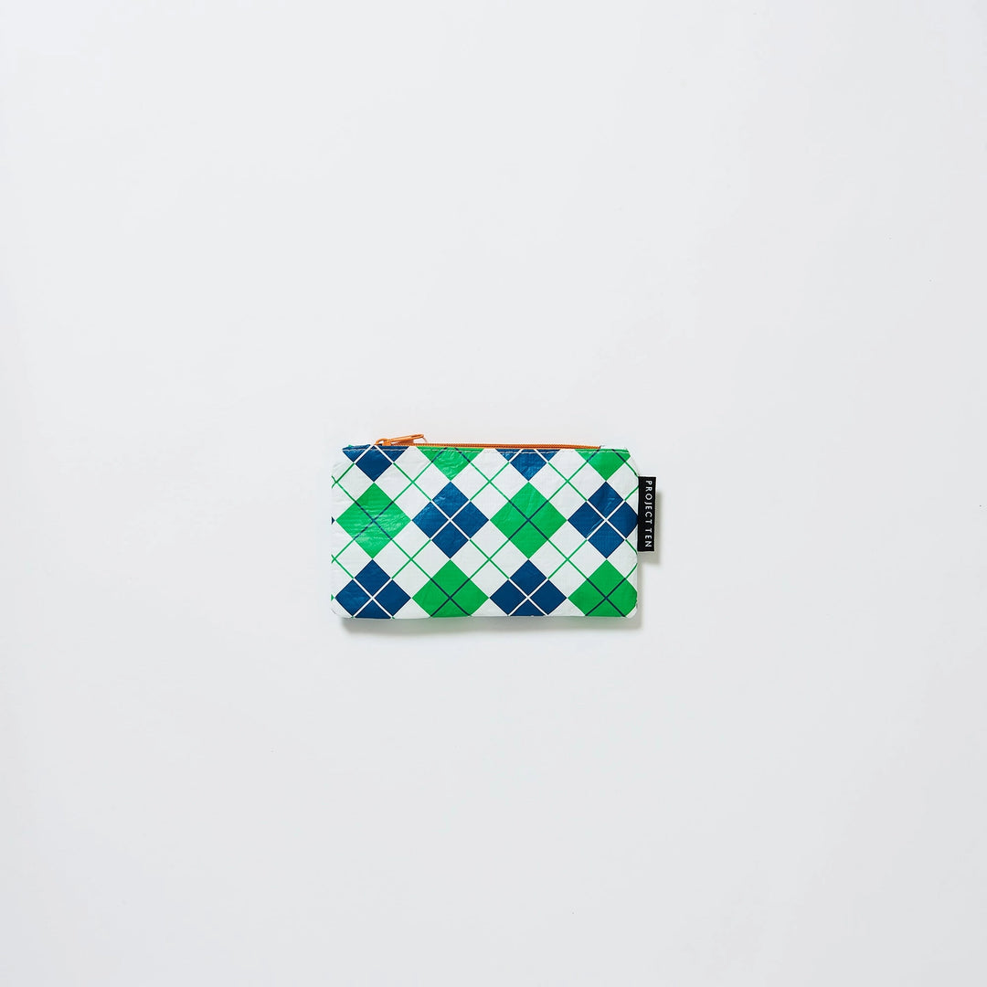 Project Ten Tiny Pouch - Argyle