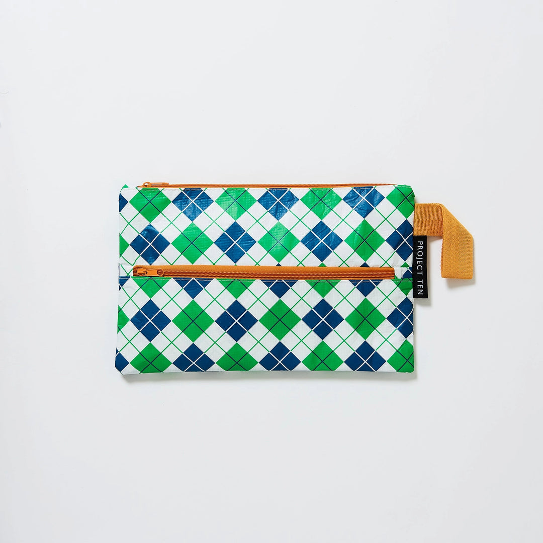 Project Ten Pencil Case - Argyle