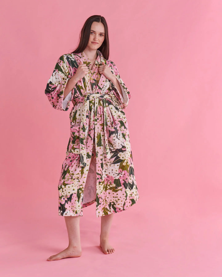 Kip & Co Bush Blossom Terry Bath Robe