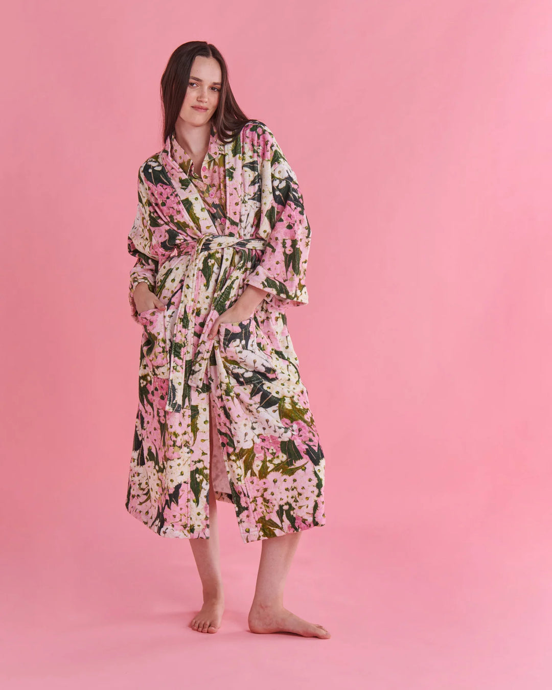 Kip & Co Bush Blossom Terry Bath Robe