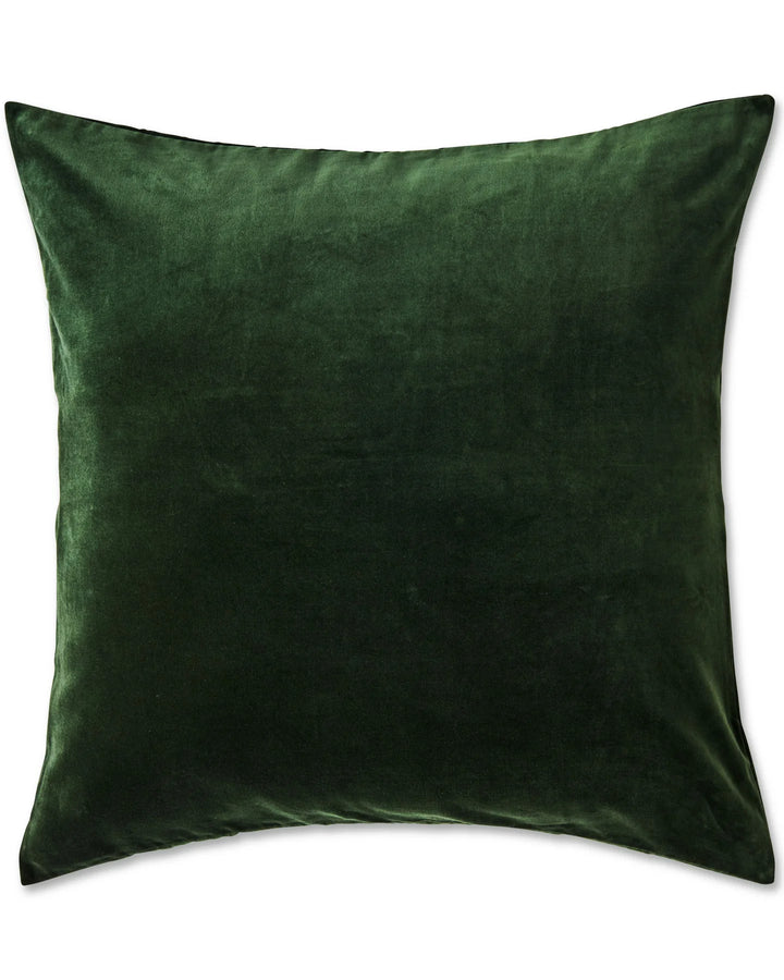 Kip & Co Kombu Green Velvet European Pillowcases