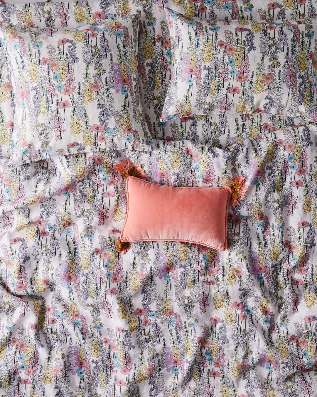 Kip & Co Foxglove Forever Linen Quilt Cover