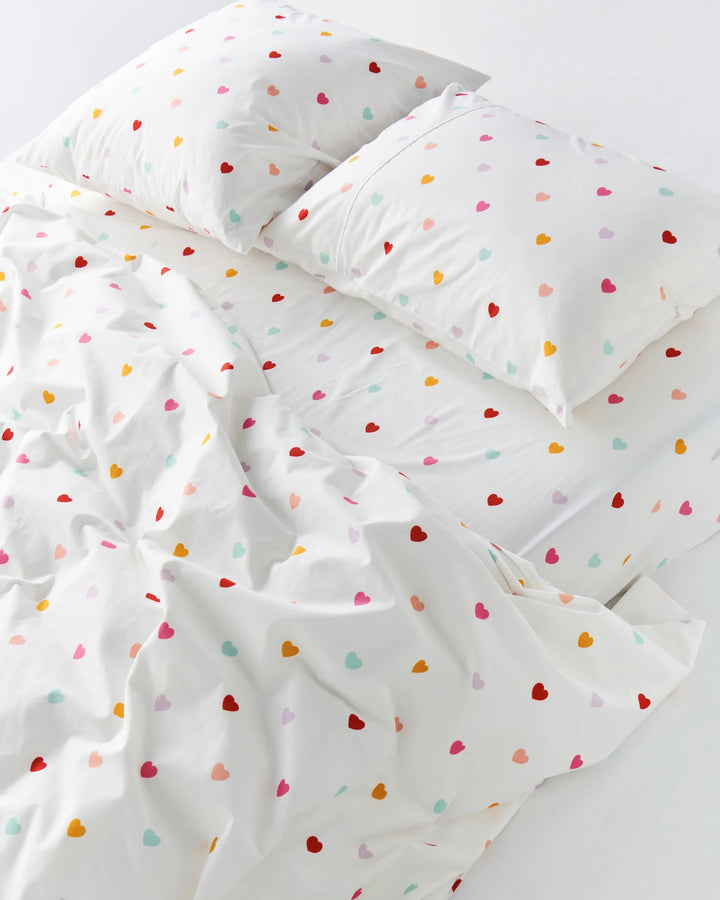 Kip & Co I Heart You Organic Cotton European Pillowcase