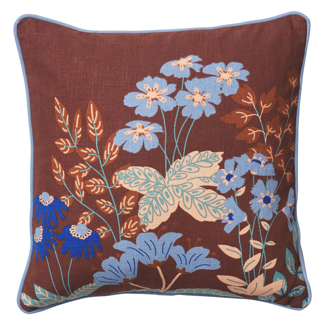 Sage x Clare Pepita Floral Cushion